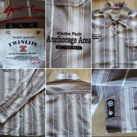 LOT - 3 mens shirts - Picture 5 of 8